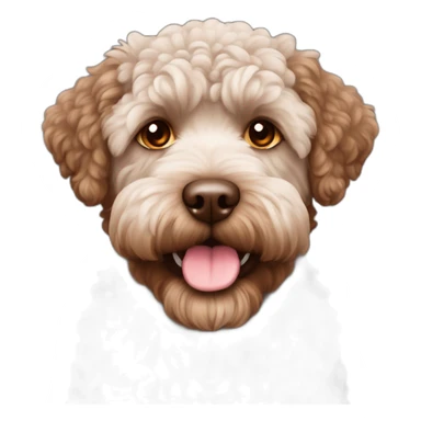brown Lagotto romagnolo sticker
