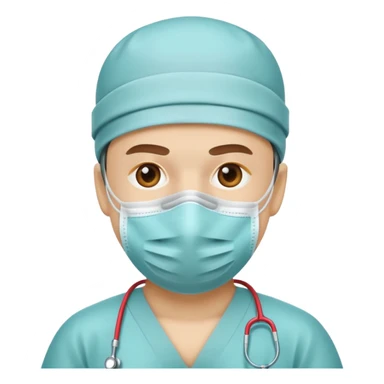Surgeon mask sticker