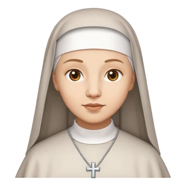 The nun sticker