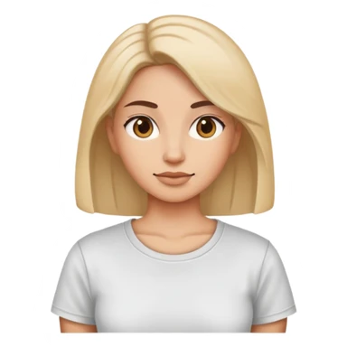 woman wearing a t-shirt sticker