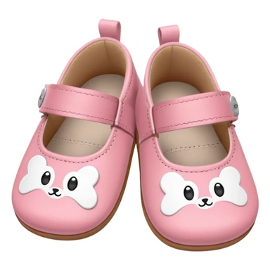 Pink baby shoes  sticker