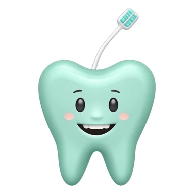 dental floss pick sticker