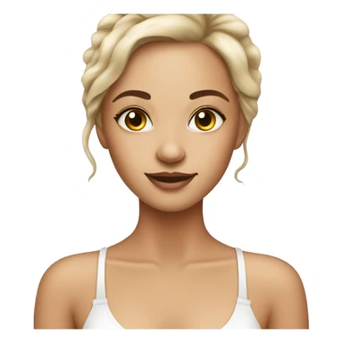 skin care girl sticker