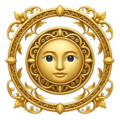 karma symbol sticker