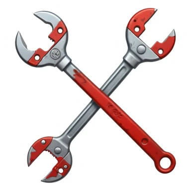 Bloody wrench sticker