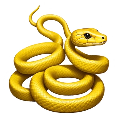 yellow snake wearing Lazio t-shirt sticker