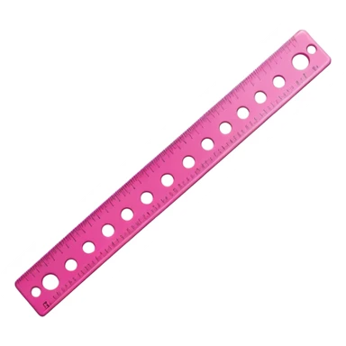 mac os icon pink ruler sticker