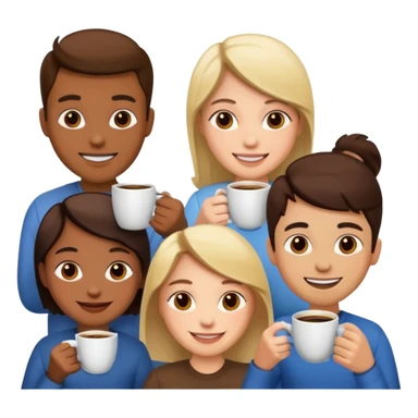 coffee drinkers sticker