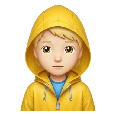 Raincoat Kid sticker