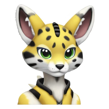Anthro Metabee Medabee Renamon Zeraora Vernid Serval sticker