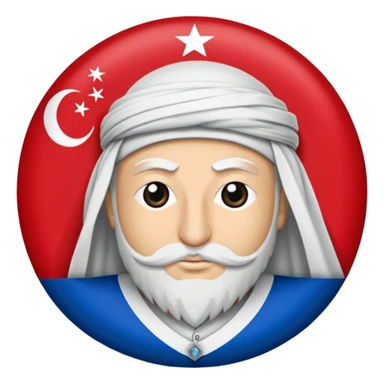 doğru türkistan bayrağı sticker