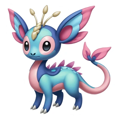 Meloetta-Trico-Cresselia-Palkia-Stitch-Fakémon-creature-hybrid sticker