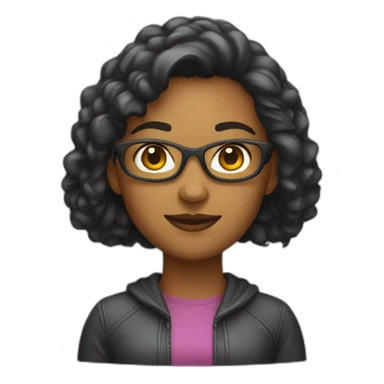 female ux designer sticker