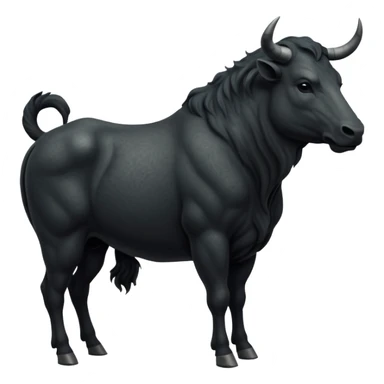 silhouettes centaur hybrid bull sticker