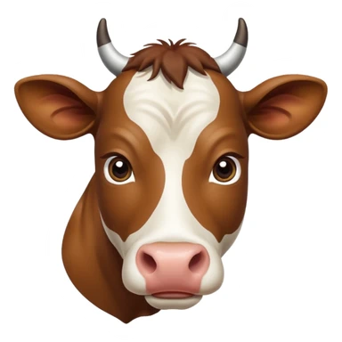 one korean cow sticker