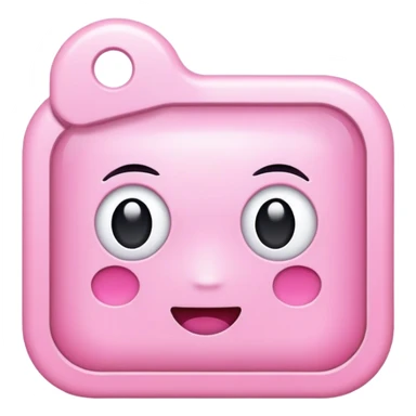 Light pink film sticker