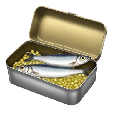 sardines in tin sticker