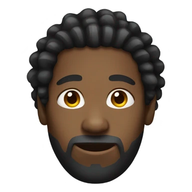 black man-dread locks-no facial hair sticker