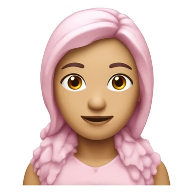 Copo de nieve rosa sticker