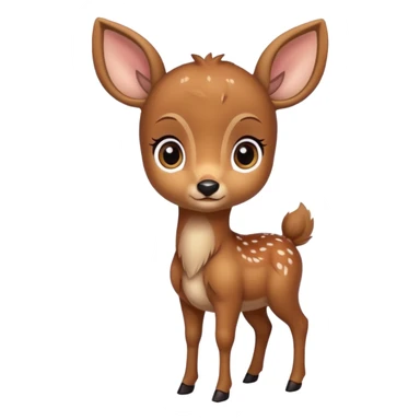 baby deer sticker