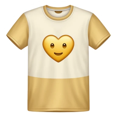 gold and white T Shirt  sticker