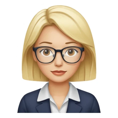 blonde la trentaine qui travaille sticker