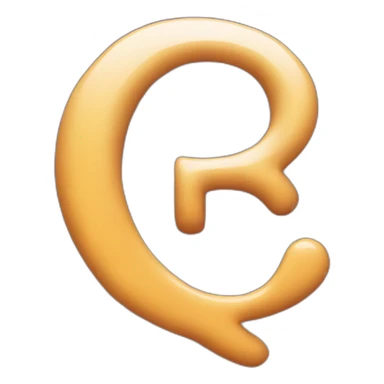 Letters R and I sticker