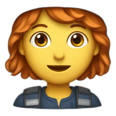 Readhead wearing tin hat sticker