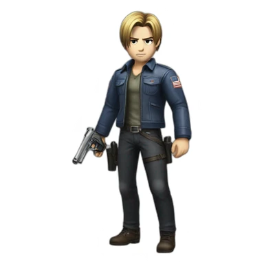 leon s kennedy sticker