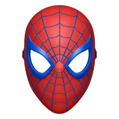 Spiderman mask emoji sticker