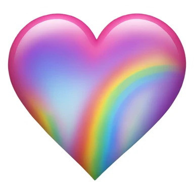 Heart rainbow sticker