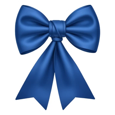 Laço azul escuro sticker