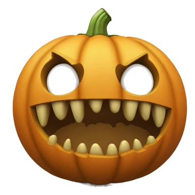 pumpkin with human legs sprouting out the bottom sticker