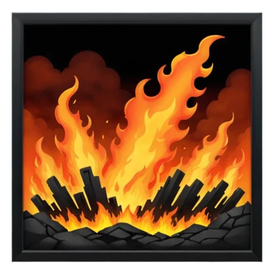 World being destroyed sticker