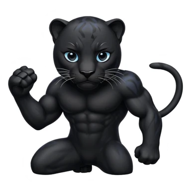 Pantera negra sticker