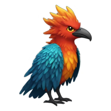 fire bird sticker