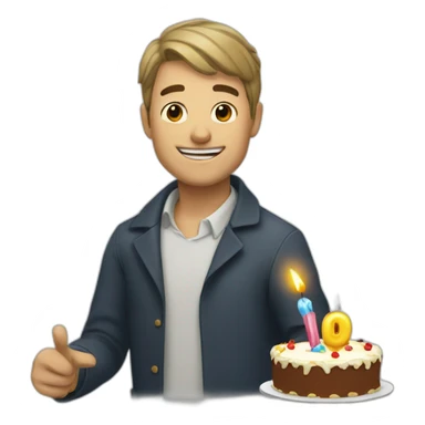 Joyeux anniversaire sticker