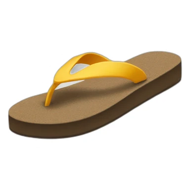 flip flop being trown sticker