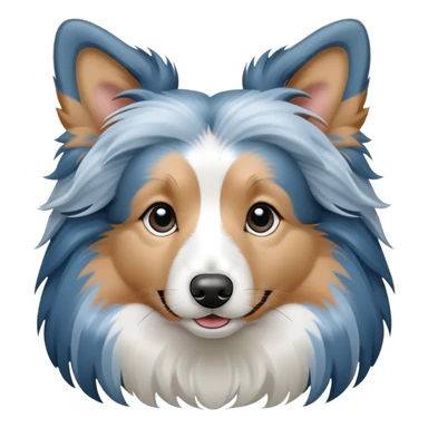 Blue Merle Sheltie sticker