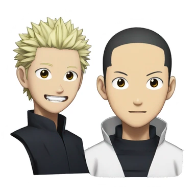 gojo and sukuna from jujutsu kaisen sticker