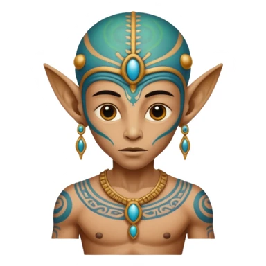 alien babylon ancient with tatooed sticker