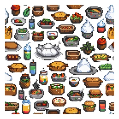 delicious food with steam rising sticker
