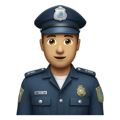 Un policier frzncais sticker