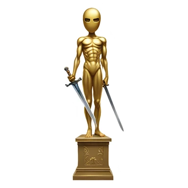 Oscar statue sticker