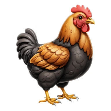 coal  chicken sticker