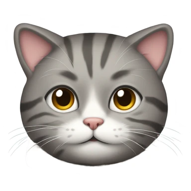 Cat with a sweater sticker