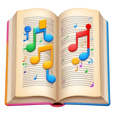 create a book that explores the graphic notation of emotions sticker