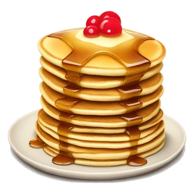 Pancakes with syrup  sticker