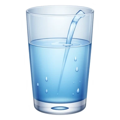 glass of water sticker