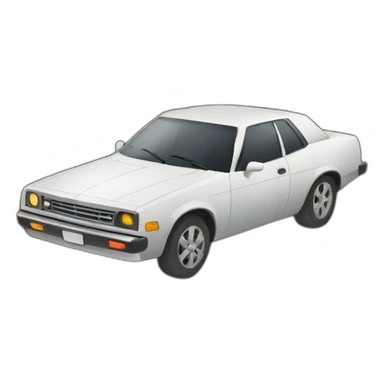 Car in ground  sticker